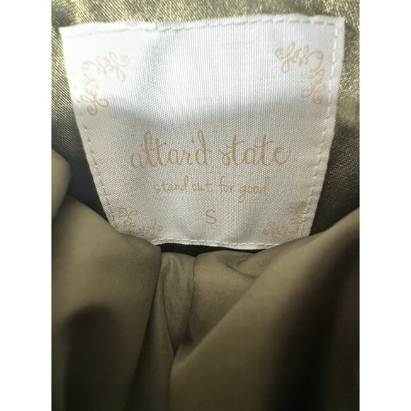 Altard State Womens Coat Size Small Green Puffer Jacket With Satin Lining - Picture 4 of 9